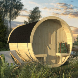 Zahradní domek Camping Barrel - Půdorys