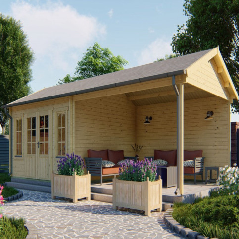 Chata Kwaspa s přístřeškem