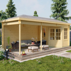 Zahradní chata Bertil s přístřeškem