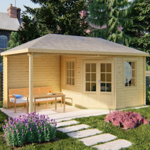 Chata Markku s přístřeškem