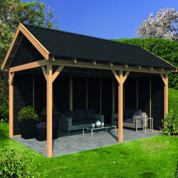 Půdorys montované garáže Hamar 2 XL