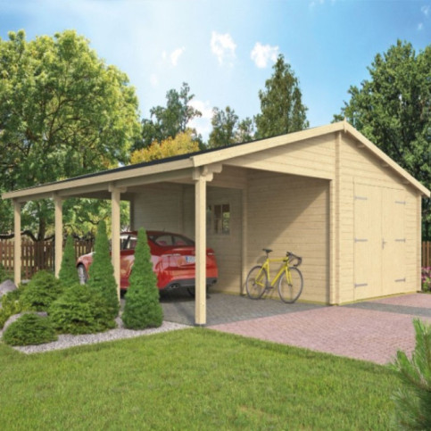 Dřevěná garáž Berggren