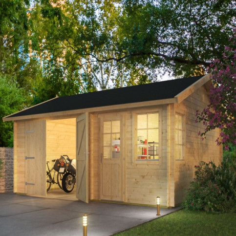 Dřevěná garáž Moa