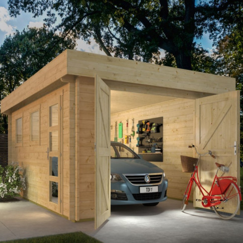Dřevěná garáž Marketta