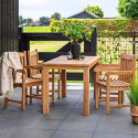 Teakový stůl na terasu 250  cm