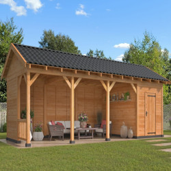 Půdorys montované chaty Hamar 10 L