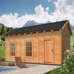 Půdorys montované chaty Hamar 8 L