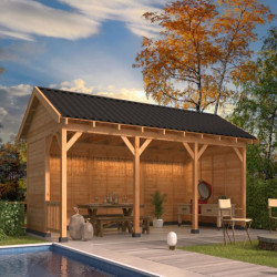 Půdorys montované chaty Hamar 6 L