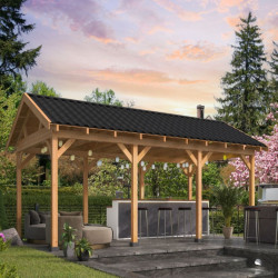 Půdorys montované chaty Hamar 5 L