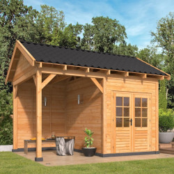 Půdorys montované chaty Hamar 3 L