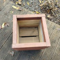 Dřevěný truhlík 40x40