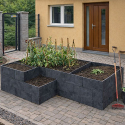 FLEXI ELEMENT - záhon Kaskáda  75 x 150 cm