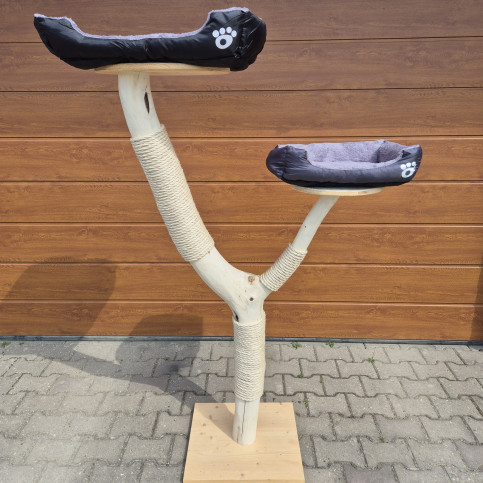 Škrabadlo pro kočky s pelíškem - Bella