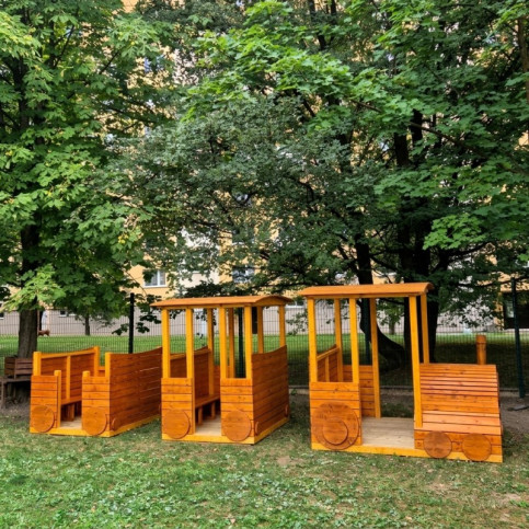 Dětský vláček s vagony