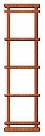 Mříž Pergola 41 x 150