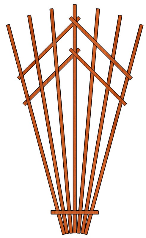 Vějíř Dekora 205x150 cm