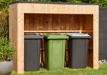 Přístřešky na popelnice a nářadí