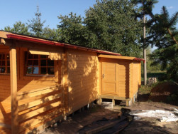 Chata Rune je standardně bez př&iacute;stavku, tento typizovan&yacute; jsme k n&iacute; připojovali