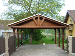 Pergola jako garážové stání