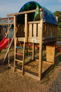 Herní věž Jungle Gym s pískovištěm