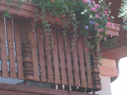 Klasická balkonová prkna