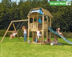 Dětské hřiště Jungle Barn doplněné o Swing Modul