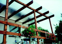 Zastřešení balkonu - malá pergola