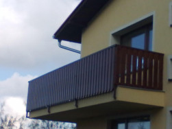 Balkony úplně jednoduché a velice moderní