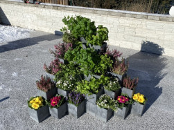 Osazená Pyramida ze stavebnice Flexi Element