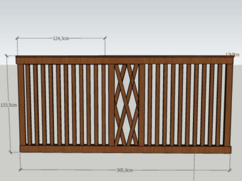 grafický návrh nového plotu