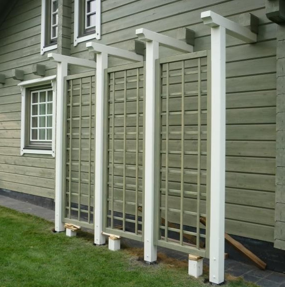 dřevěná mříž Pergola