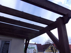 Každá pergola se skládá z několika základních částí - stojka, ráhno, vzpěra.