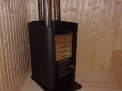 Kamna na dřevo pro saunu byly vybrány Harvia Pro 20