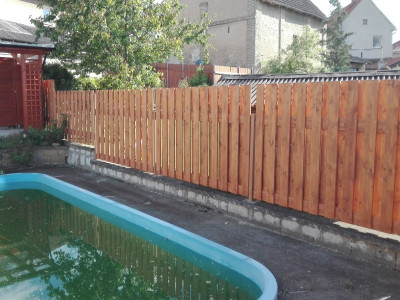 Dřevěná plotová pole v oboustranném provedení