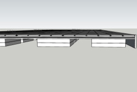Detail rozmístění betonových dlaždic