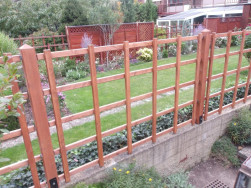 Plotov&yacute; sloupek ze smrkov&eacute;ho hranolu 9 x 9 cm