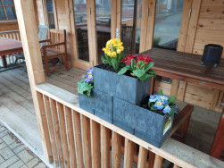 Kromě kytek můžete truhl&iacute;ky Flexi osadit i bylinkami