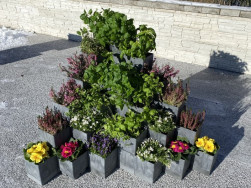 Barevně os&aacute;zen&aacute; pyramida naděl&aacute; hodně par&aacute;dy