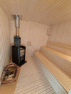 Do sauny se instalují kamna na dřevo